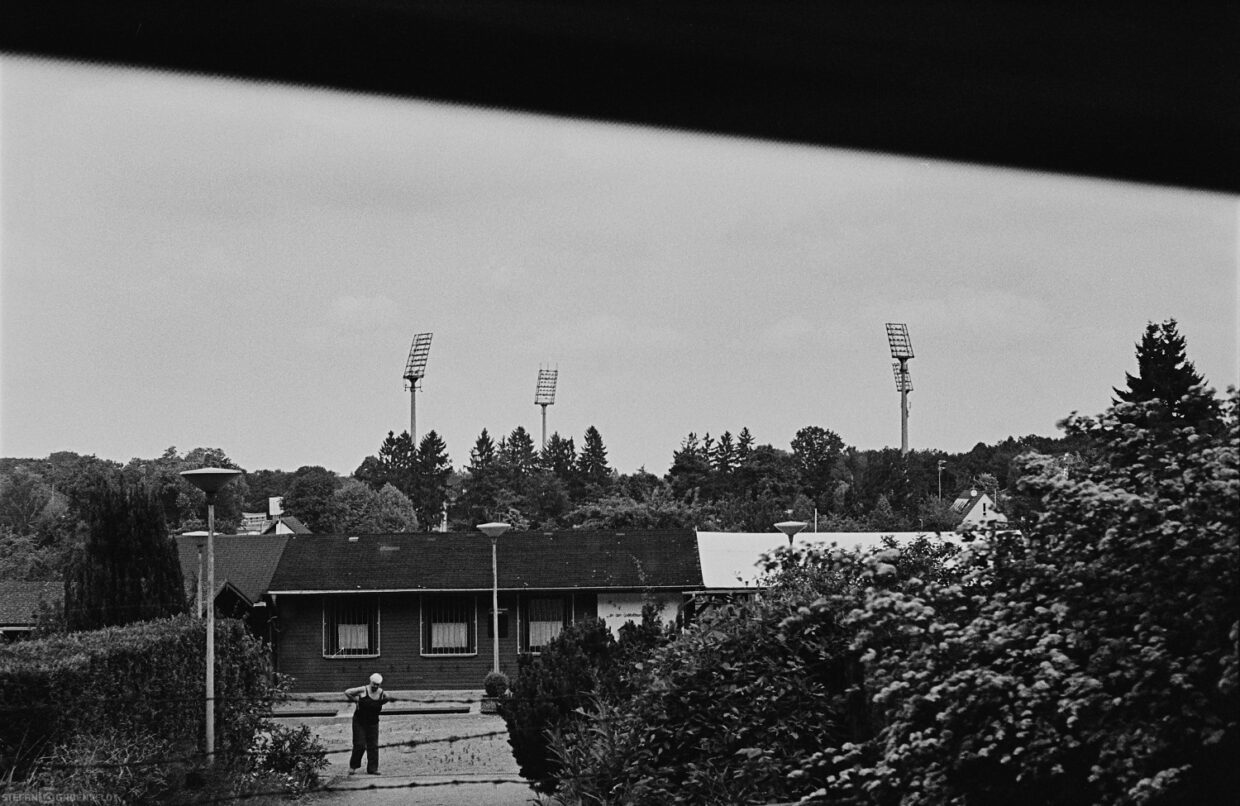 Aus dem Shuttlebus heraus fotografiert