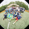 Gruppenbild mit Fisheye