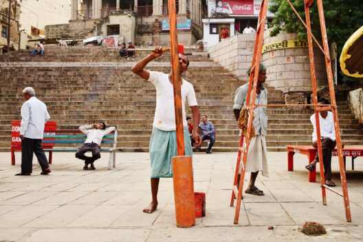 Multilayer shot taken in Varanasi