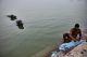 Waschen und Baden im Ganges