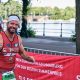 Da war Stephan Luca noch bei der Hälfte seines Marathon