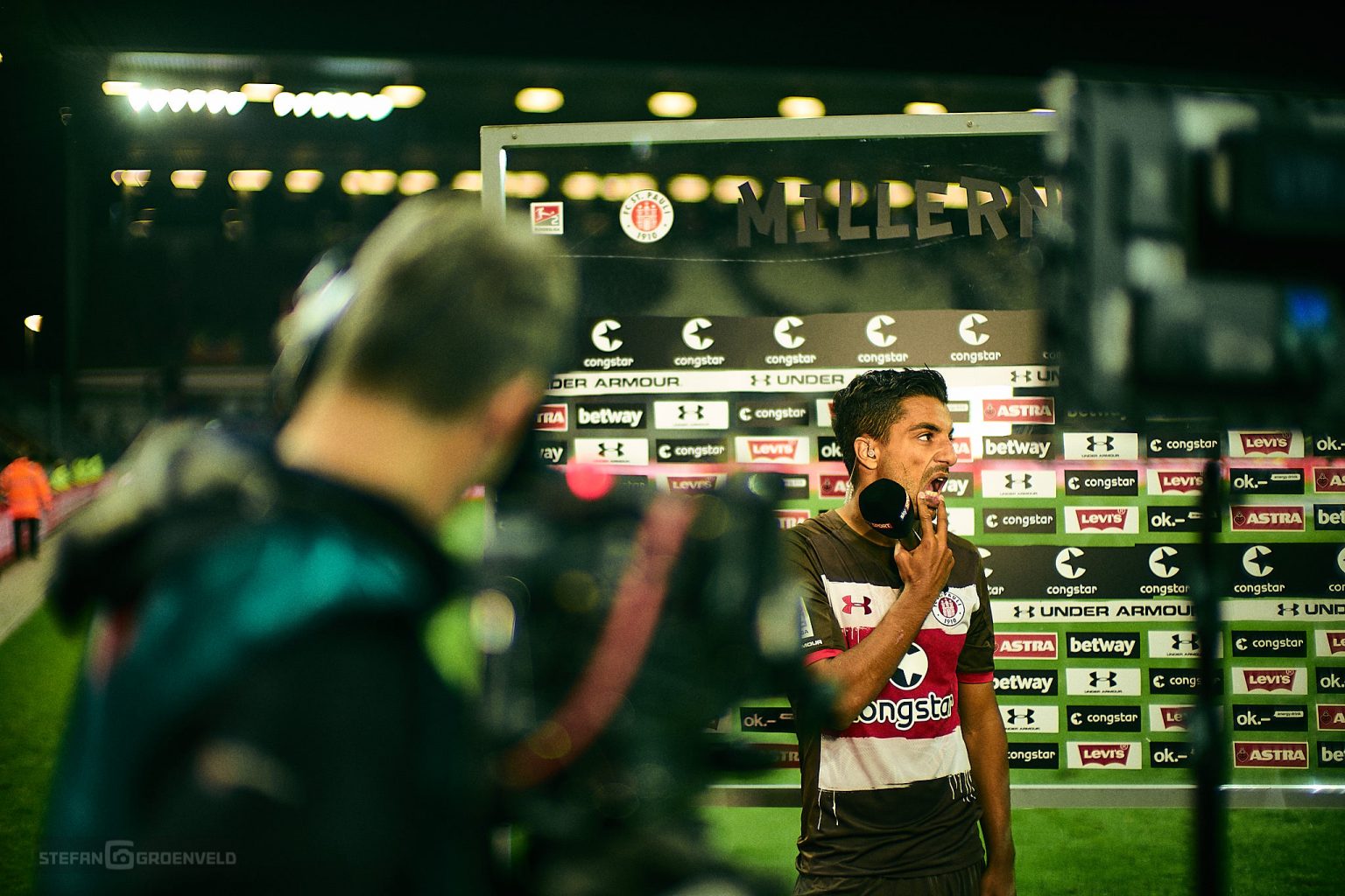 Die Miene nach dem Spiel