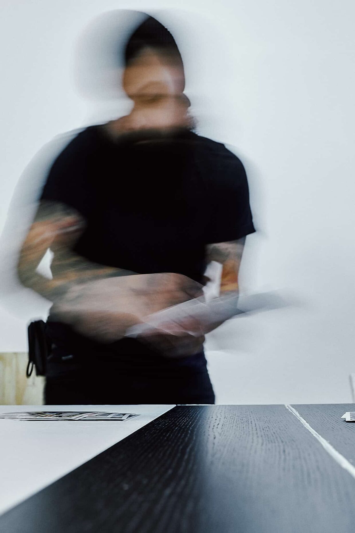 Visual Storytelling - Joe Aguirre sortiert Bilder