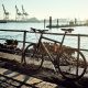 Fahrrad am Fischmarkt in Hamburg